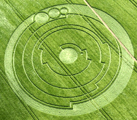 "Pi" crop circle of 2008