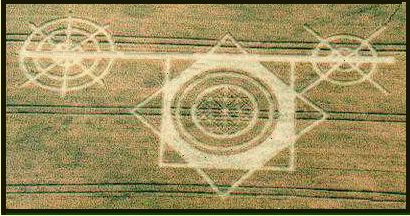 Nazca Sun_Star Crop Circle Formation