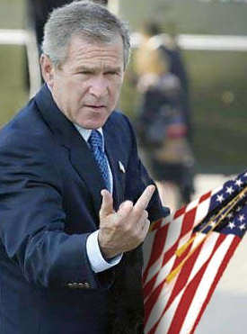 Confused George Bush