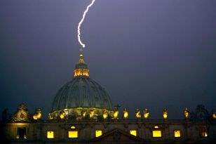 Vatican Lightning Strike